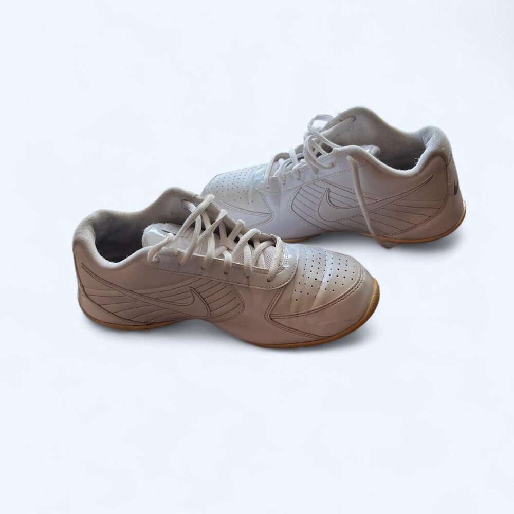 USED Nike Air Baseline Low Men’s 7.5 Basketball Shoes White Silver 386240-111 - Picture 8 of 8